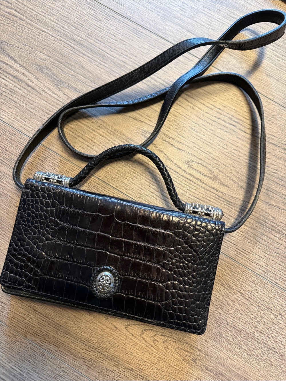Vintage Brighton Crossbody Wallet
